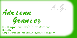 adrienn granicz business card